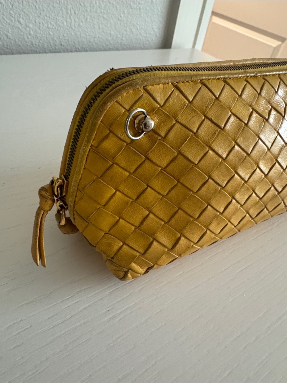 Bottega Veneta Yellow Clutch Pouch - Picture 7 of 10